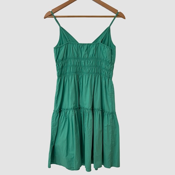 Rails "Carmen" Green V-Neck Knee Length Summer Dress S ($228) - Picture 3 of 8